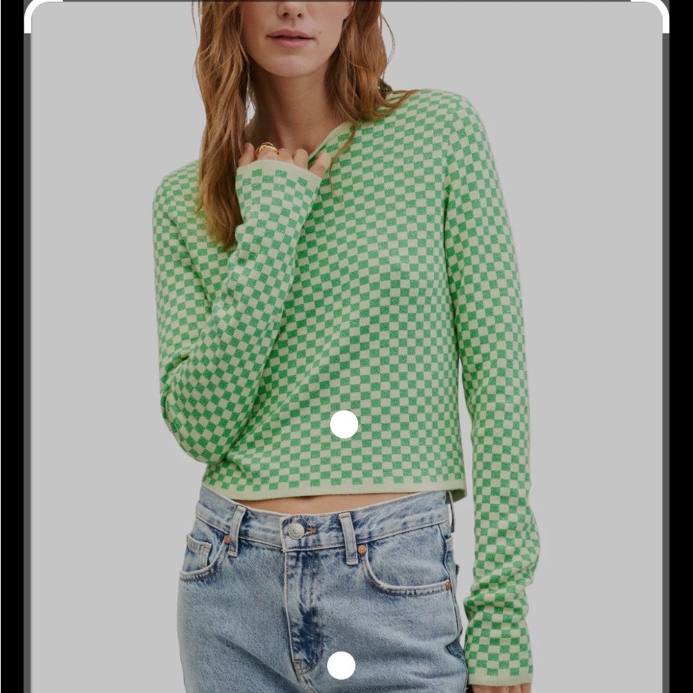 Checkered knit